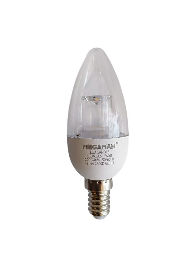 Megaman LED E14 Candle 5W LC0405CS - Warm White(2800K)