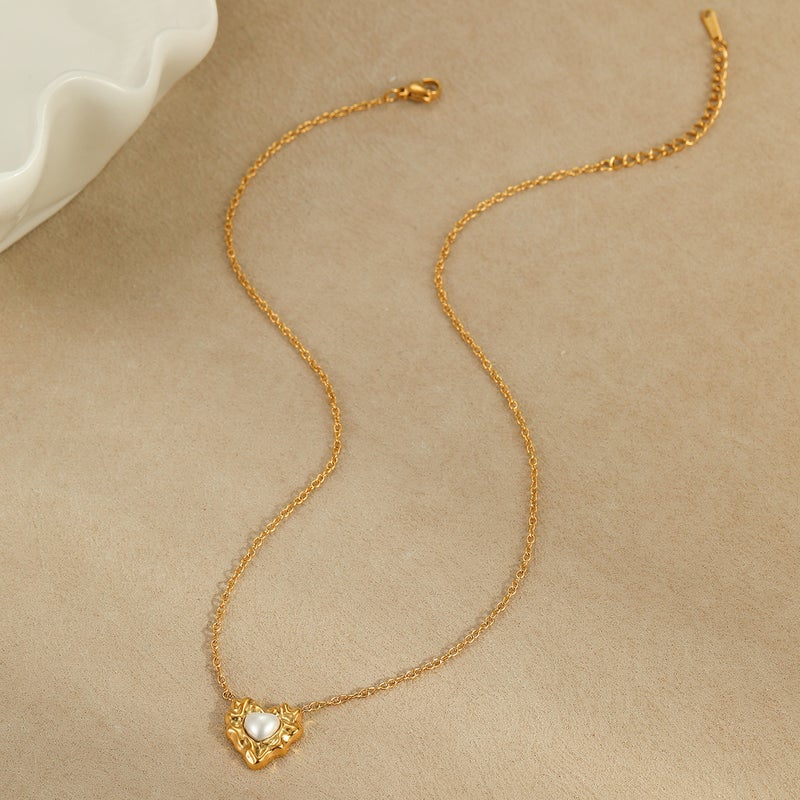 Niche Design Irregular Lava Love Necklace Women'S Ins Cold Style Light Luxury Fashion High-End Necklace - Image 5