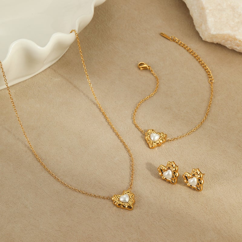 Niche Design Irregular Lava Love Necklace Women'S Ins Cold Style Light Luxury Fashion High-End Necklace - Image 3