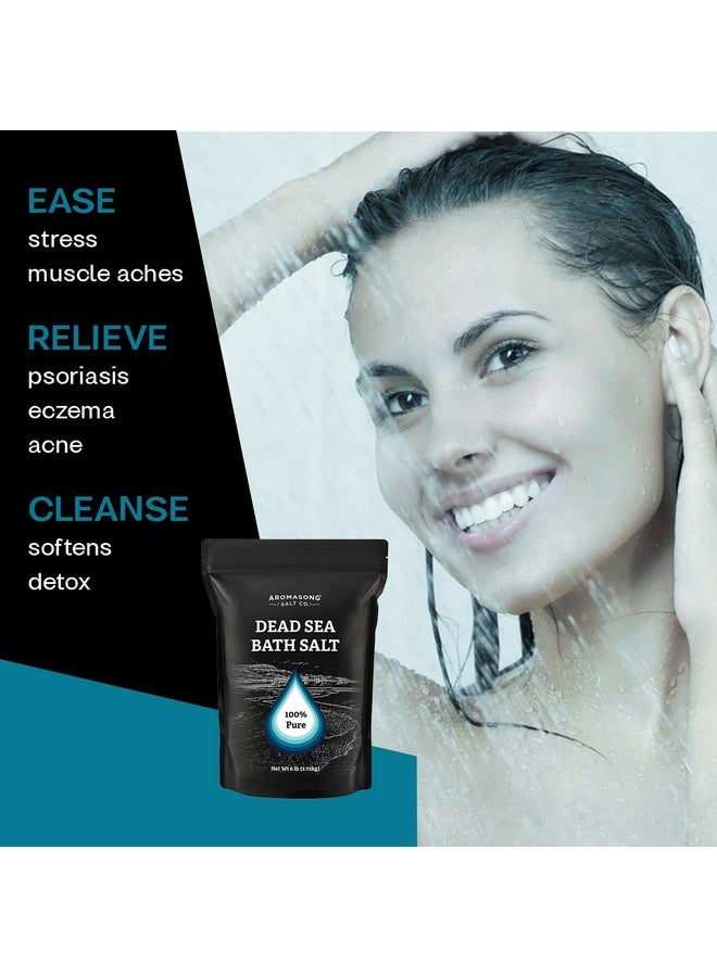 Aromasong Dead Sea Salt Bath Soak 14 Oz. Bulk Pack100% Natural Dead Sea Salts For Soaking Relaxation And Detoxification Of Skin Dead Sea Salts For Bath To Rejuvenate And Refresh. - Image 4