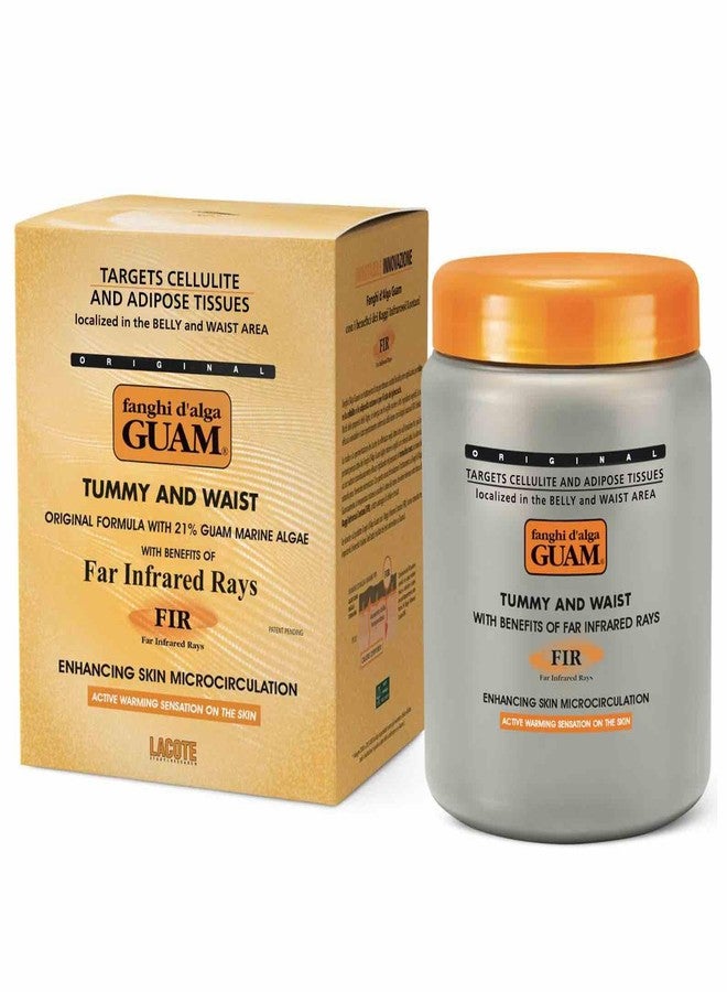 GUAM Anti Cellulite Stomach Wraps, INFRARED Body Wrap for Flat Tummy, FIR Tummy Wrap Cellulite Remover, Belly Cellulite Treatment, Stomach Skin Firming and Tightening Body Mud (2.2LB) - Image 1