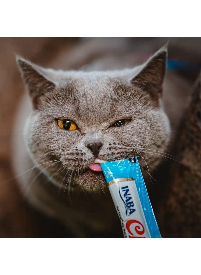 INABA Churu Lickable Purée Natural Cat Treats Tuna & Chicken 3 Flavor Assortment of 12 Tubes - Image 4