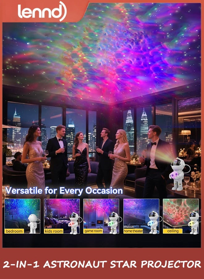 لينند جهاز عرض نجم رائد الفضاء، جهاز عرض مجرة ​​لغرفة النوم مع ضوء ليلي لكرة القدم، جهاز عرض ضوء ليلي مع جهاز تحكم عن بعد ومؤقت، زخرفة جميلة لغرفة الأطفال، عيد الميلاد، البالغين، المراهقين، هدية عيد ميلاد - Image 4