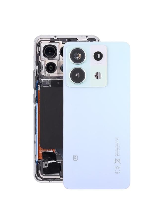 erorex For Xiaomi Redmi Note 13 Pro 5G OEM Back Cover with Camera Lens Cover(Blue) - Image 1