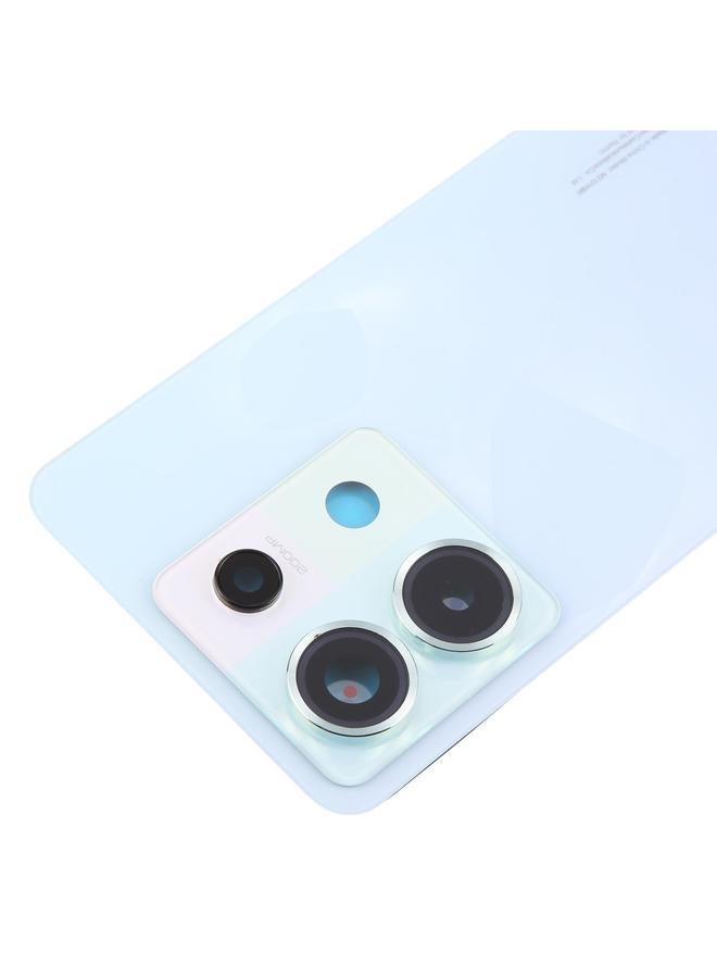 erorex For Xiaomi Redmi Note 13 Pro 5G OEM Back Cover with Camera Lens Cover(Blue) - Image 5