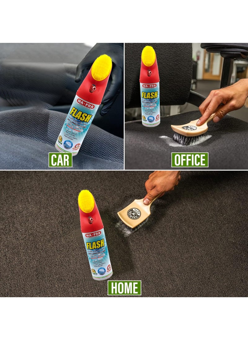 MAFRA - MAFRA Flash Spray With Brush Fabric Cleaner Deep-Cleaning Spray 400ml Simple And High-Performance - Image 1