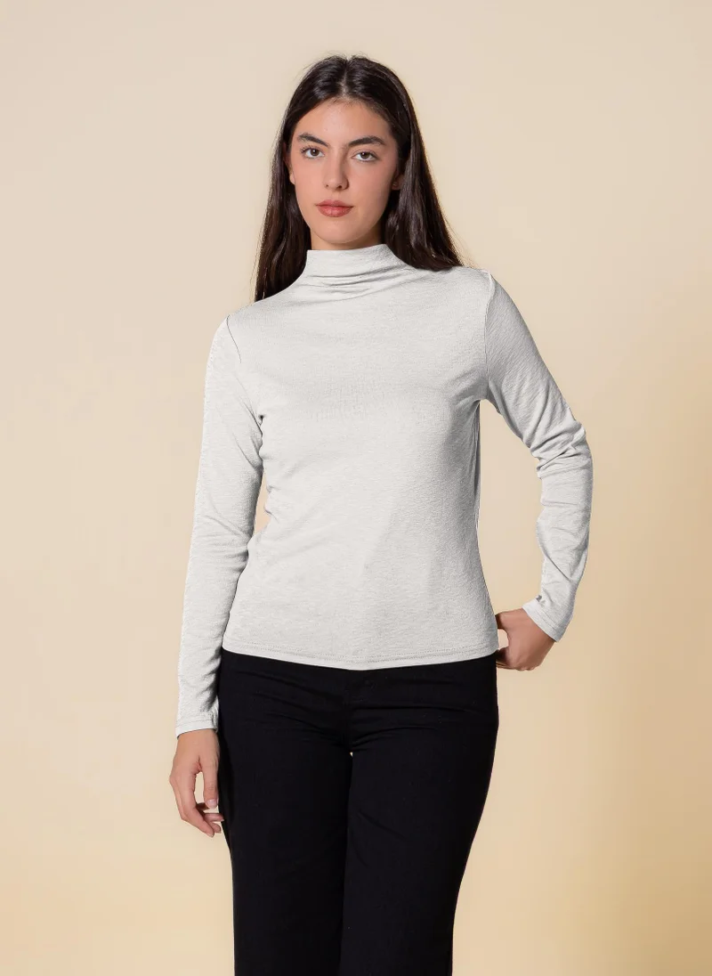 شايبس بلوزة محبوكة عالية الرقبة