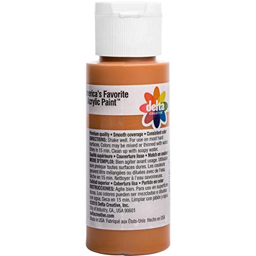 Delta Creative Ceramcoat Acrylic Paint in Assorted Colors (2 oz), 2071, Terra Cotta - Image 2