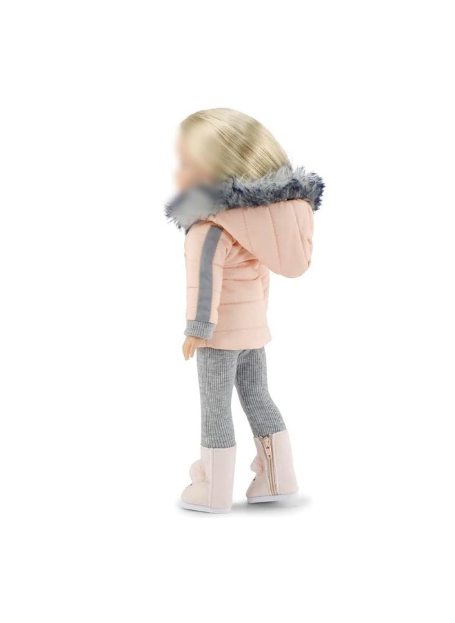 Emily Rose Emily Rose 14 Inch Doll 4-PC Winter Snow Coat Jacket Outdoor Koala Outfit, Includes Adorable Knit Hat and 14" Doll Boots Accessories | Compatible with Wellie Wishers Dolls  - Image 5