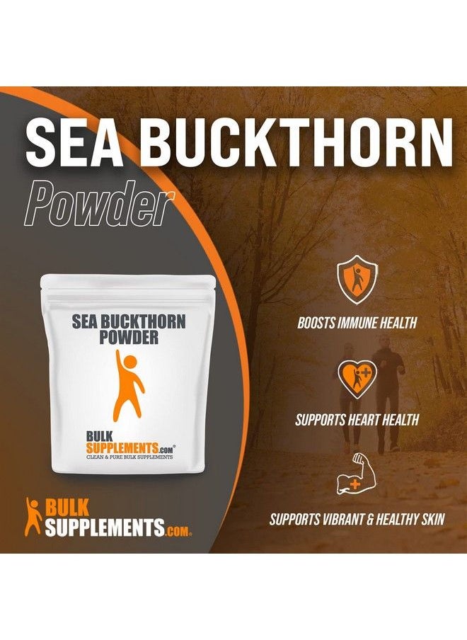 BULKSUPPLEMENTS.COM - Sea Buckthorn Powder Omega 7 Supplement Superfood Powder 5G Of Sea Buckthorn Berry Powder Per Serving Fruit Powder (500 Grams 1.1 Lbs) - Image 1
