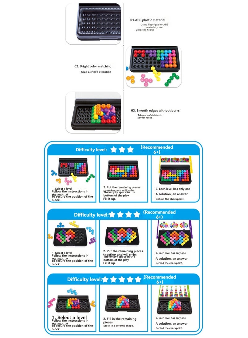 Iq-Fit Puzzle Game With 120 Levels, A Travel Game For Kids And Adults, A Brain Teaser For Brain Games That Develop Cognitive Skills - Image 4