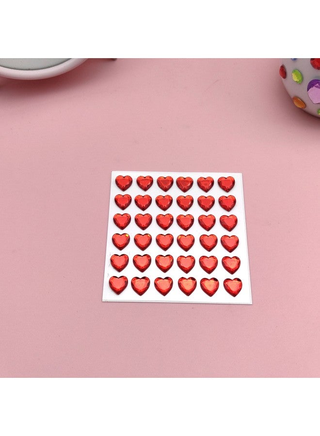 Explosions DIY Acrylic Diamond Sticker Photo Frame Decorative Sticker Accessories Material Closed Bag Water Drops Love Piece-Specifications Support Image Upload:36 Hearts-red - Image 1