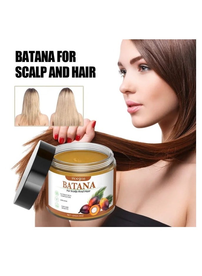 Generic Hoegoa Batana Oil For Hair Growth Batana Oil Organic For Healthy Hair Natural Batana Oil Organic For Healthy Hair For Men & Women Enhances Hair  120g  - Image 2