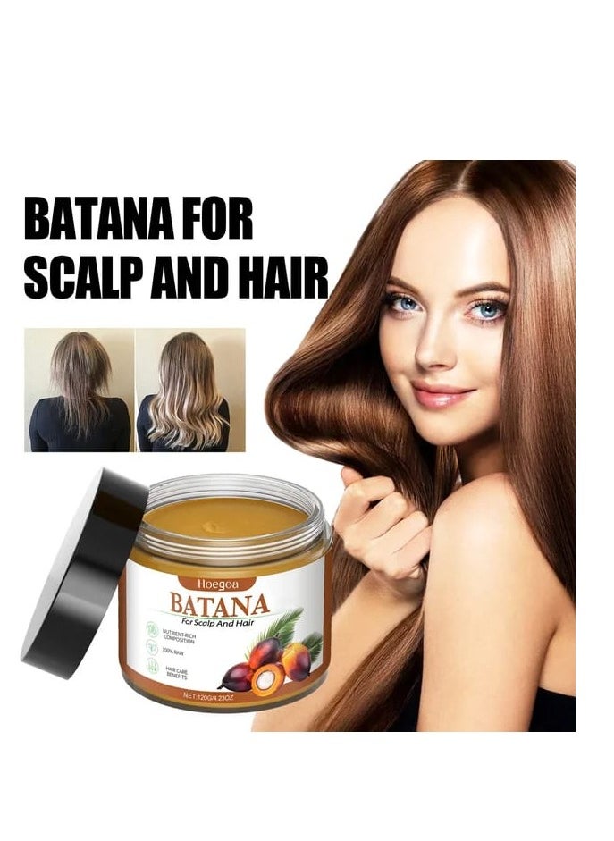 Generic Hoegoa Batana Oil For Hair Growth Batana Oil Organic For Healthy Hair Natural Batana Oil Organic For Healthy Hair For Men & Women Enhances Hair  120g  - Image 4