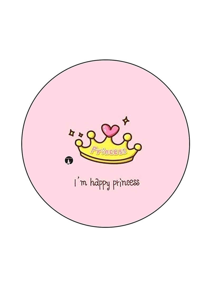 RKN English Phrases Mouse Pad Pink