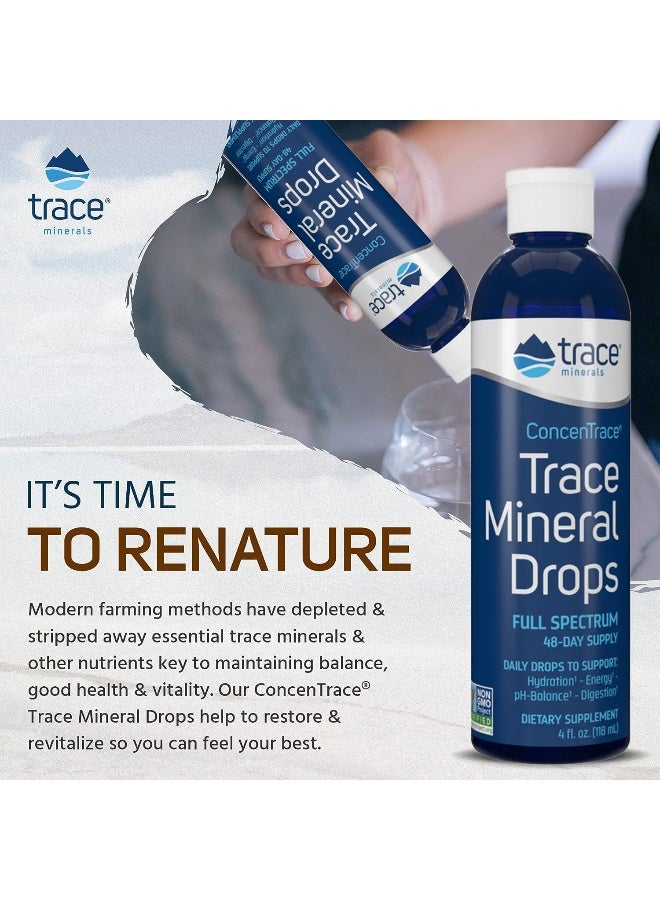 Trace Minerals Research Trace Minerals Research, ConcenTrace, Mineral Drops, 4 fl oz (118 ml)  - Image 3