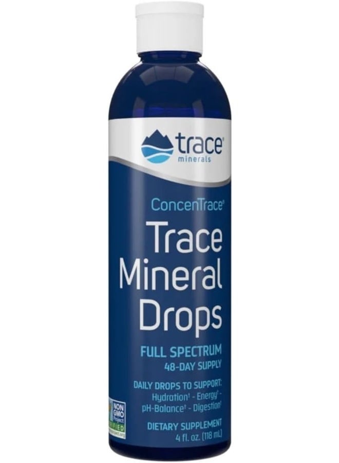 Trace Minerals Research Trace Minerals Research, ConcenTrace, Mineral Drops, 4 fl oz (118 ml)  - Image 1