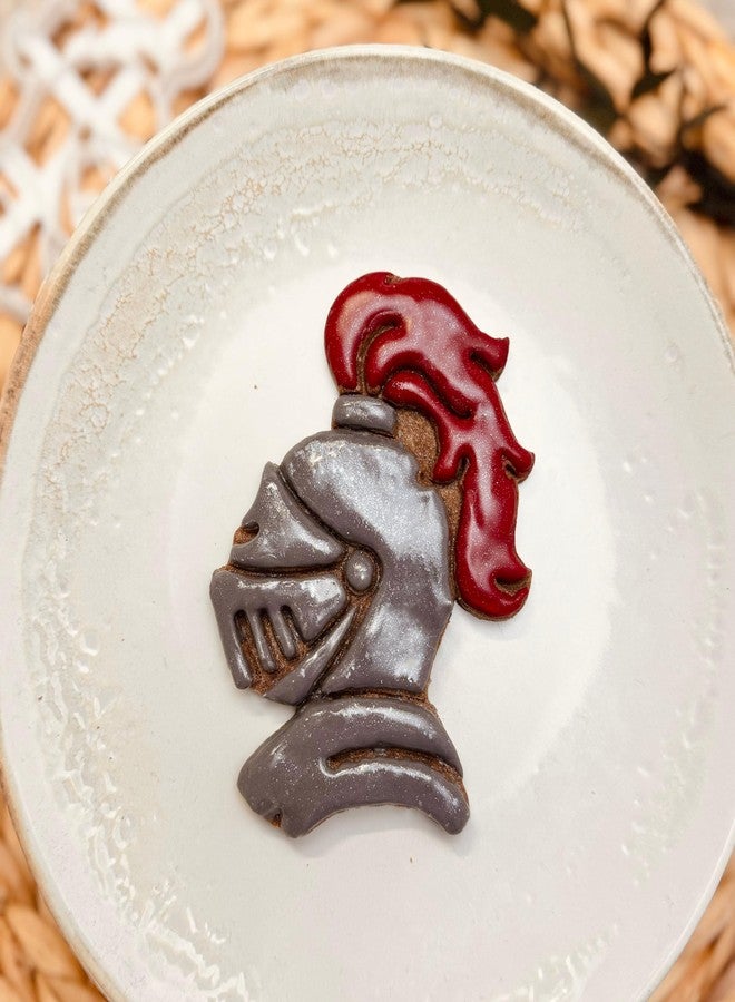 BAKERLOGY Knight Helmet with Plumage Cookie Cutter - Detailed Biscuit Cutter Design for Baking and Crafts, ideal on fondant, dough, clay - Image 5