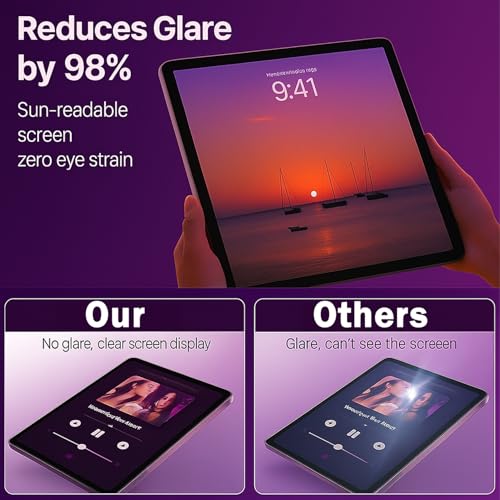 YOYOU AG Matte Tempered Glass for OnePlus Pad Go 11.35″ – Anti-Glare, Anti-Fingerprint, Scratch-Resistant, Ultra Smooth Touch, Easy Bubble-Free Installation – 1 Pack - Image 3