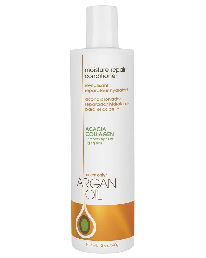 One n Only Argan Oil Moisture Repair Conditioner Helps Detangle and Smooth Damaged Hair Cuticle to Improve Structure Improves Shine and Manageability 12 Fl Oz