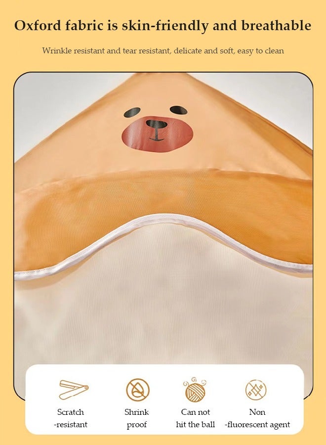 DUNISO خيمة لعب للأطفال، خيام ألعاب، خيام قلاع الأميرات، بيوت لعب للأطفال، خيام محمولة داخلية وخارجية، تركيب سهل، مناسبة للأطفال من عمر 4 إلى 6 سنوات، 110*110*150 سم - Image 2