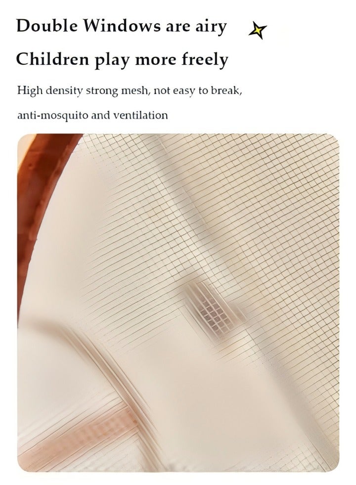 DUNISO خيمة لعب للأطفال، خيام ألعاب، خيام قلاع الأميرات، بيوت لعب للأطفال، خيام محمولة داخلية وخارجية، تركيب سهل، مناسبة للأطفال من عمر 4 إلى 6 سنوات، 110*110*150 سم - Image 5