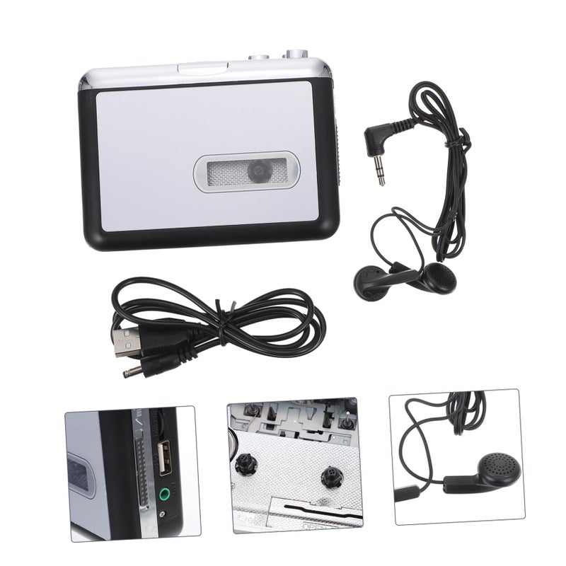 USB Cassette Player Converter Portable Audio Player No Battery Required - Image 3