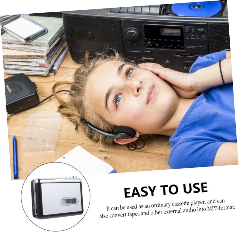 USB Cassette Player Converter Portable Audio Player No Battery Required - Image 4