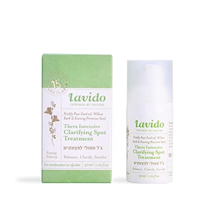 Lavido - Natural Thera Intensive Clarifying Spot Treatment | Balance, Clarify + Soothe Breakout-Prone Skin (1.01 oz | 30 mL) - Image 1