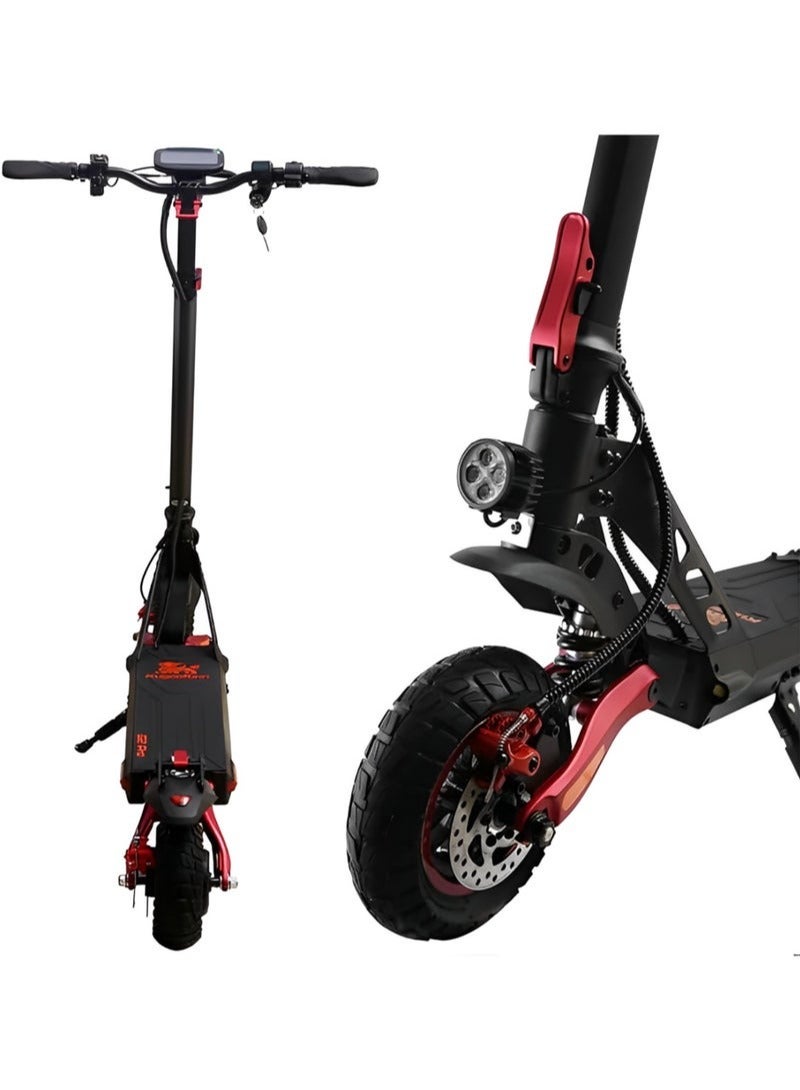 KUGOO G2 Pro Electric Motor Scooter - Big Display | BLUETOOTH | OFF Road Tires | 45 km/h Speed | 50 km Range | 800W 48V 15Ah | Dual Disc Brakes | Foldable E Scooter - Image 5