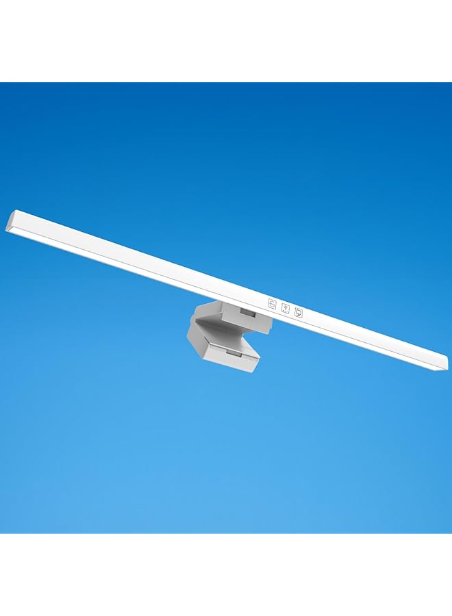 erorex Screen Bar Monitor Light Monitor Lamp With Touch Sensor Eye Caring No Screen Glare Dimmable And 3 Color Temperature Computer Led Light Desk Lamps For Curved Flat Screen 50Cm White - Image 1