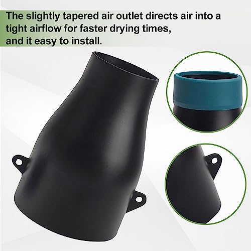 LIZEWEI Car Drying Nozzle for Mak-ita 18V LXT Leaf Blowers XBU03Z, XBU03SM1, DUB184Z, DUB184PT, DUB184PT2 - Contain Protective Silicone Band - Image 4