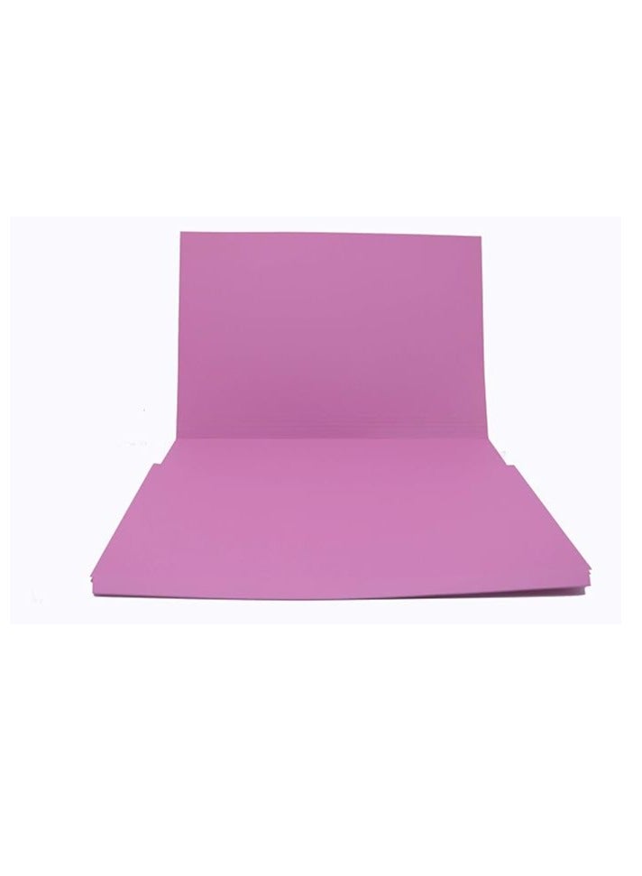 موديست مجلد محفظة المستندات F4 300gsm غطاء كامل/غطاء وردي اللون، عبوة من 20 قطعة - Image 3