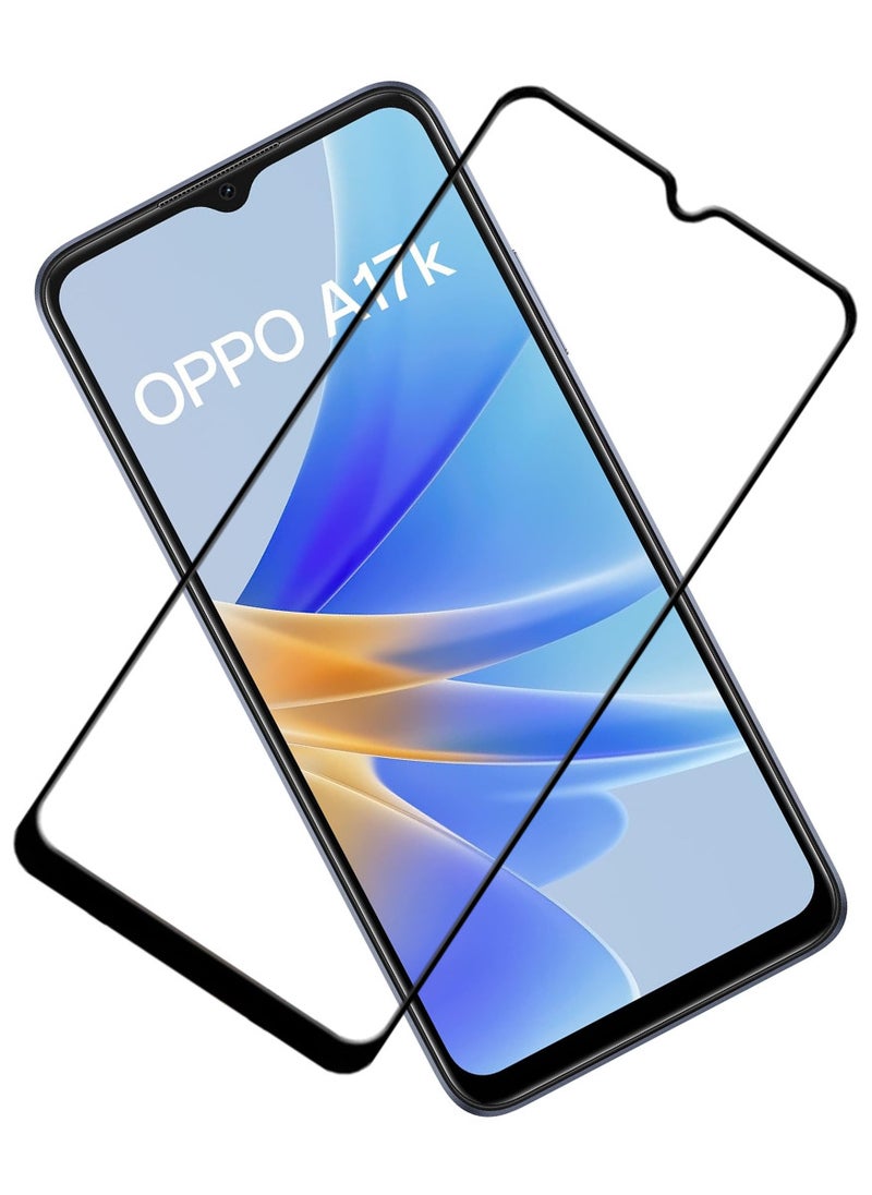 ACLIX Antistatic ESD Dustproof Premium Quality High Definition Tempered Glass Screen Protector Designed For Oppo A17k - Image 1