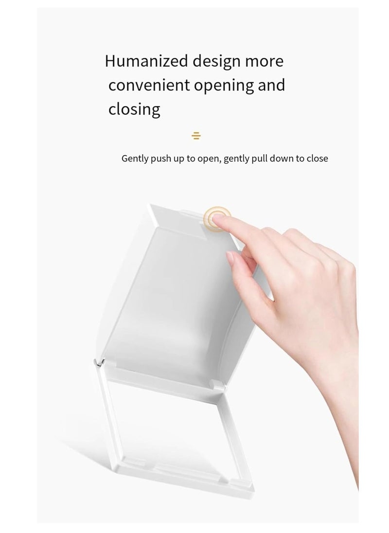 Gonice - Switch socket waterproof cover cover, Waterproof Socket Cover, Universal 86 Plug Socket Cover, Wall Light Panel Socket Doorbell Flip Cap Cover（white） - Image 1
