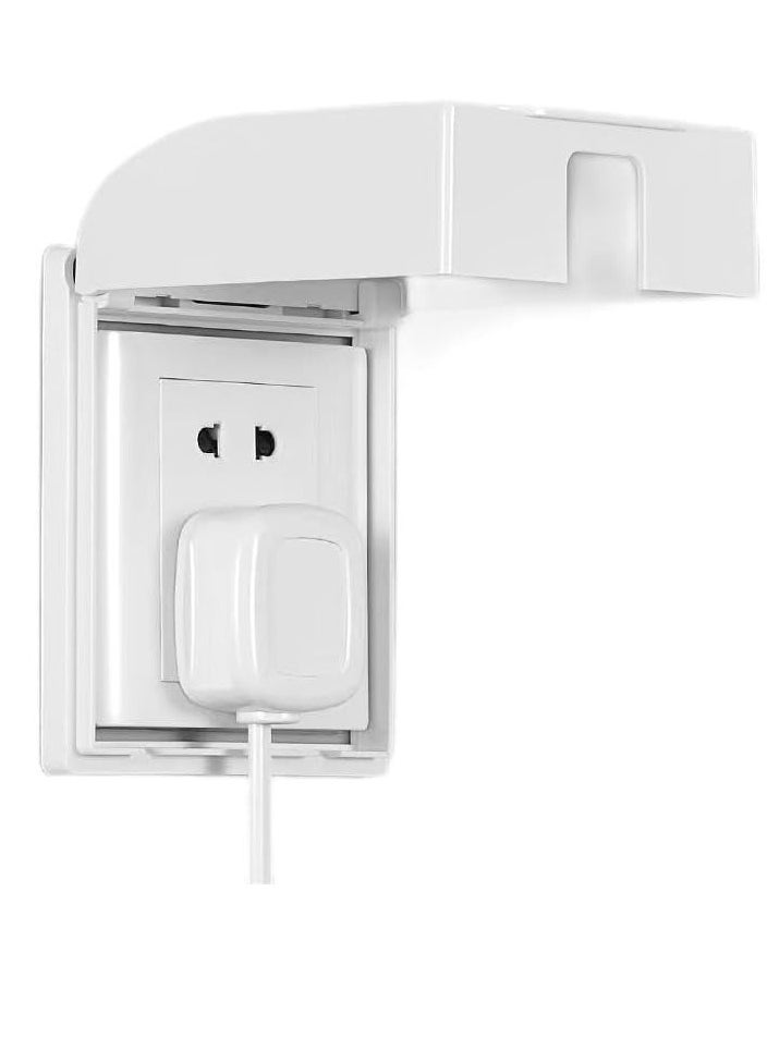 Gonice - Switch socket waterproof cover cover, Waterproof Socket Cover, Universal 86 Plug Socket Cover, Wall Light Panel Socket Doorbell Flip Cap Cover（white） - Image 1