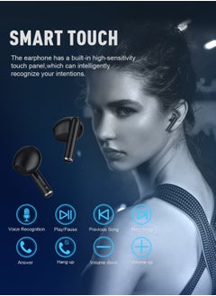 ZIPFORCE ZIPFORCE True Wireless Earbuds, In-Ear Bluetooth 5.3 Headphones 4-Mics ENC Clear Call, Bluetooth Earbuds Touch Control, IPX6 Waterproof TWS, Light-Weight Earphones  - Image 3
