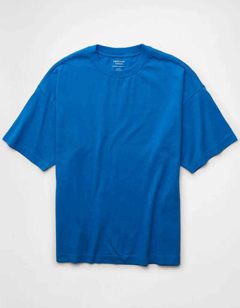 American Eagle  AE Oversized Crewneck T-Shirt for Women | Best Price UAE