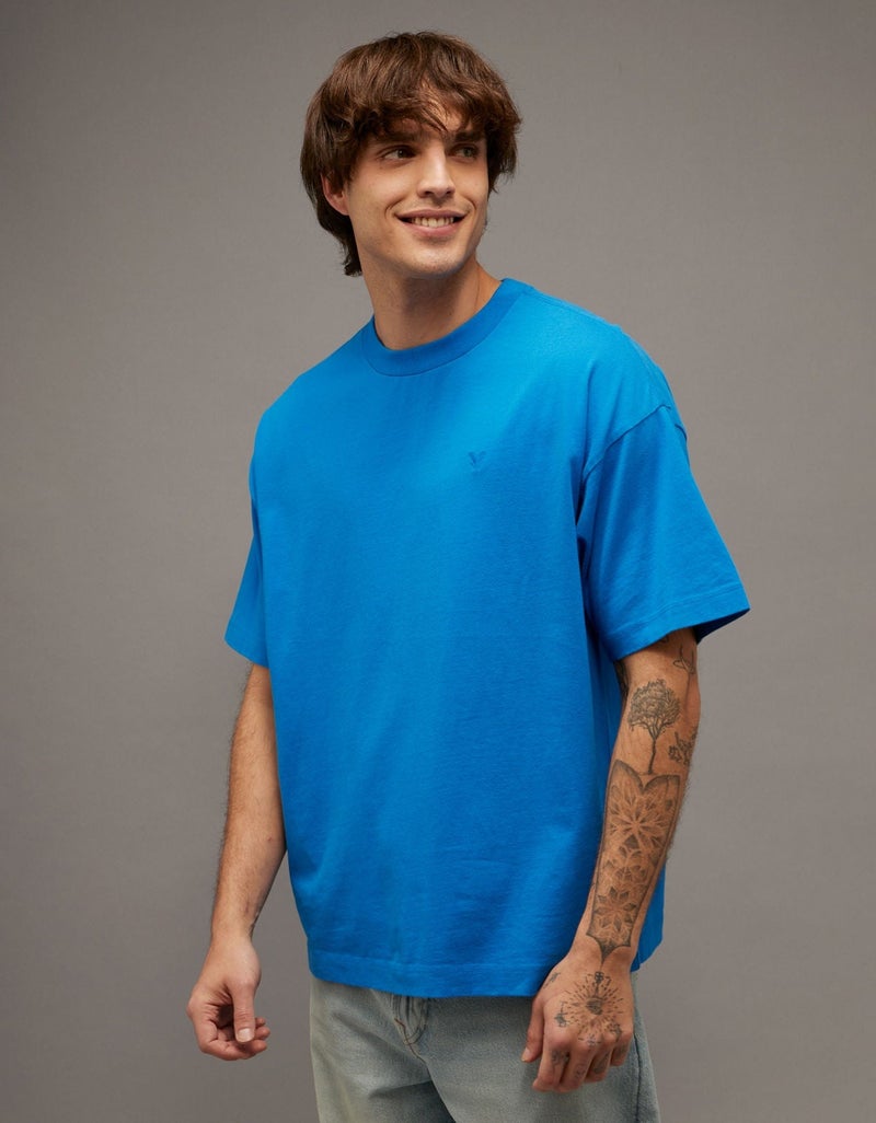 American Eagle AE Oversized Crewneck T-Shirt - Image 1