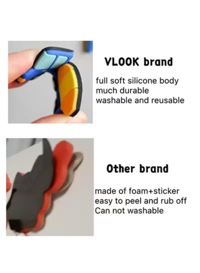 fantasize Refrigerator Magnets, 10 Pcs Fridge Magnets for Kids, Fridge Refrigerator Magnets Set, Cute Fruits Cartoon Magnet, Activity Home Kitchen Decoration Accessories Travel Souvenirs - Image 4