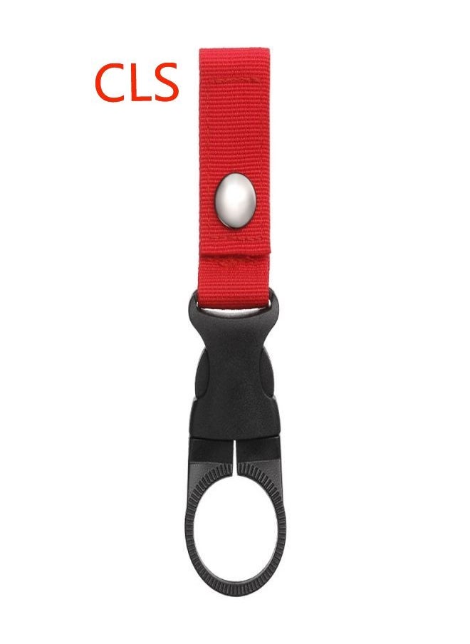 CLS Outdoor Nylon Bottle Strap with Carabiner - Multi-Functional Water Bottle Holder Clip for Hiking, Camping, and Travel  - Image 1