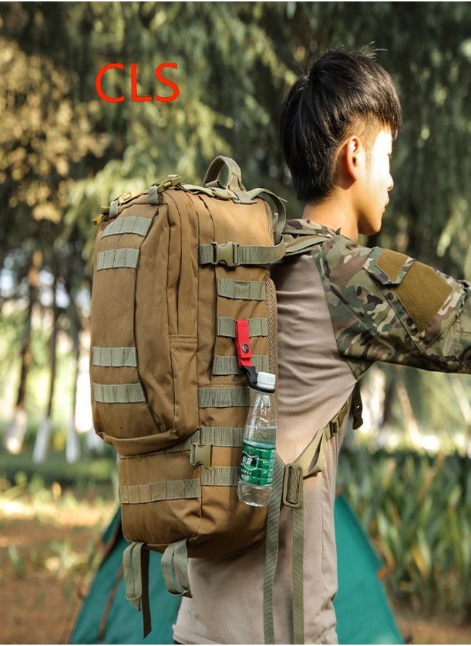 CLS Outdoor Nylon Bottle Strap with Carabiner - Multi-Functional Water Bottle Holder Clip for Hiking, Camping, and Travel  - Image 2
