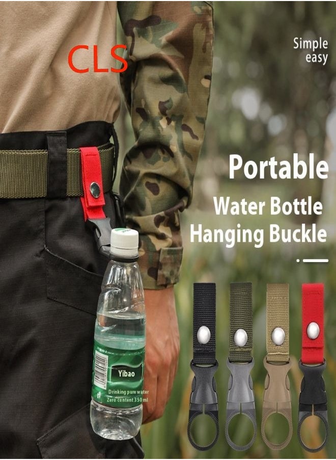 CLS Outdoor Nylon Bottle Strap with Carabiner - Multi-Functional Water Bottle Holder Clip for Hiking, Camping, and Travel  - Image 3