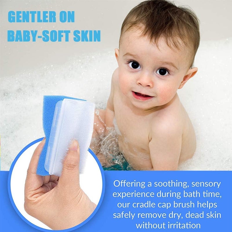 Melonsun 12PCS Sterile Bath Sponge Sensory Brush MELONSUN Baby Bath Scrubber - Image 4