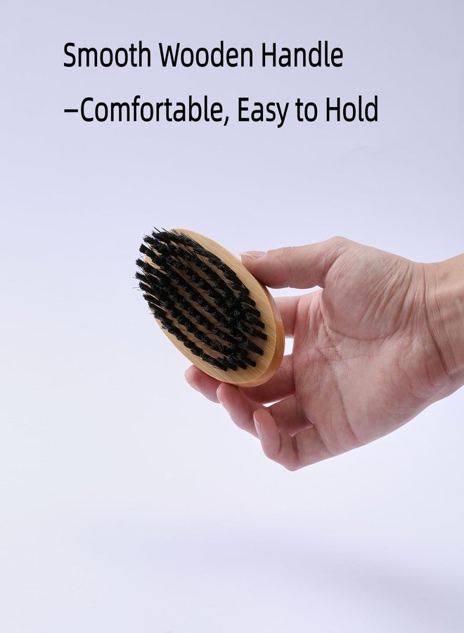 FAQQI Goat Brushes for Grooming 2 Pack, Wooden Livestock Brush Set for Goats, Sheep, Calves, Horses, Dogs and Pigs, Soft Boar Bristle and Firm Nylon Body Brushes for Shedding, Face and Leg Care - Image 4