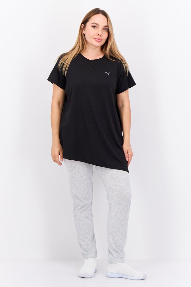 PUMA Women Sportswear Fit Short Sleeve Outdoor T-Shirts, Black  - Image 4