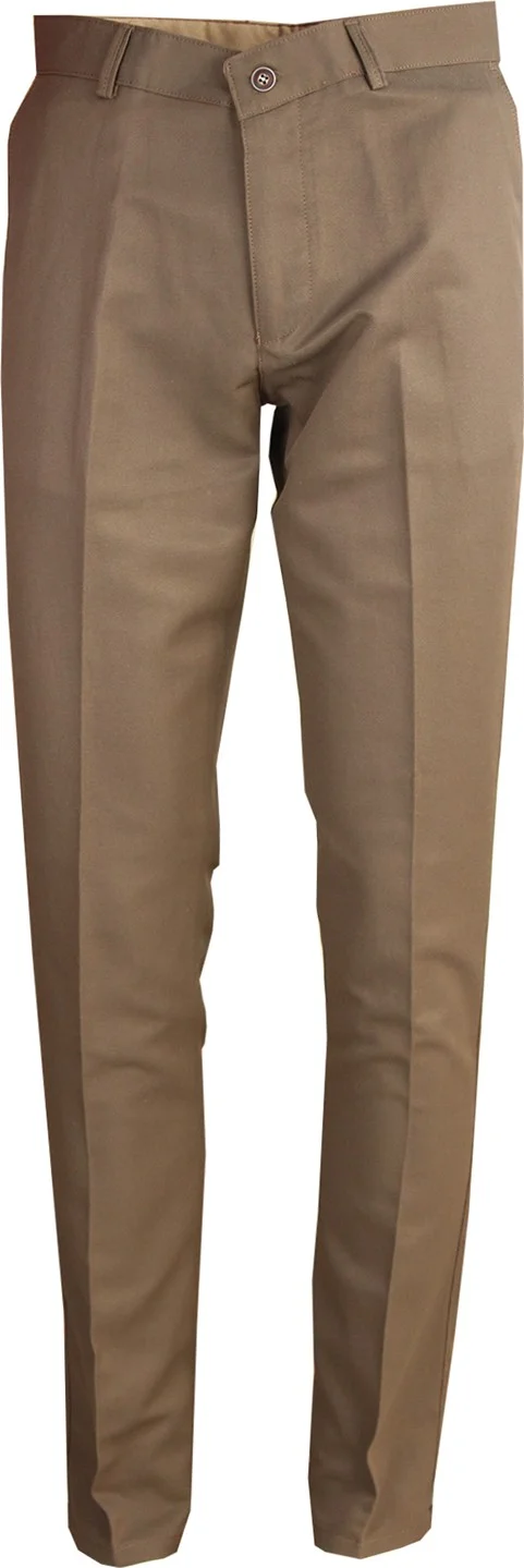 Dark Brown Dobby Classic Men's Linen Trousers