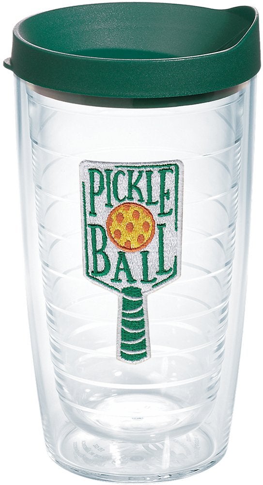 Tervis Pickleball Made in USA Double Walled Insulated Tumbler Travel Cup Keeps Drinks Cold  Hot 16oz Classic