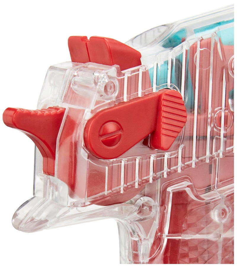 Negi Gear Gun Mechanical Gear Structure Transparent Barrel Comfortable Feel Gear Rotation for Kids Transparent Barrel Comfortale Feel Gear Rotation - Image 4