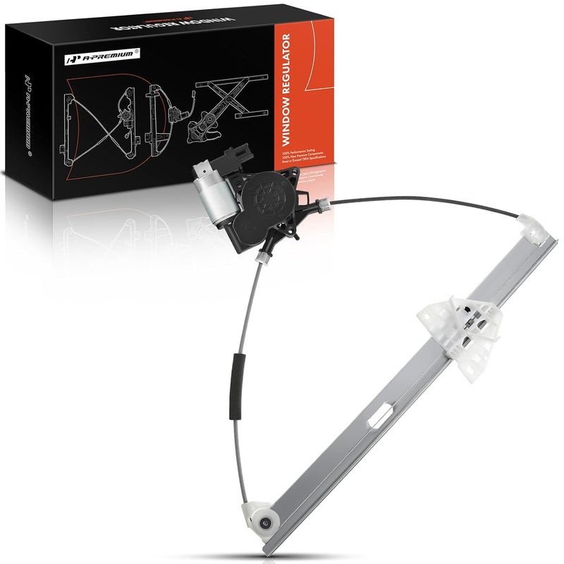 A-Premium Electric Power Window Regulator with Motor for Mazda 3 2004-2009 Front Right Passenger Side - Image 1